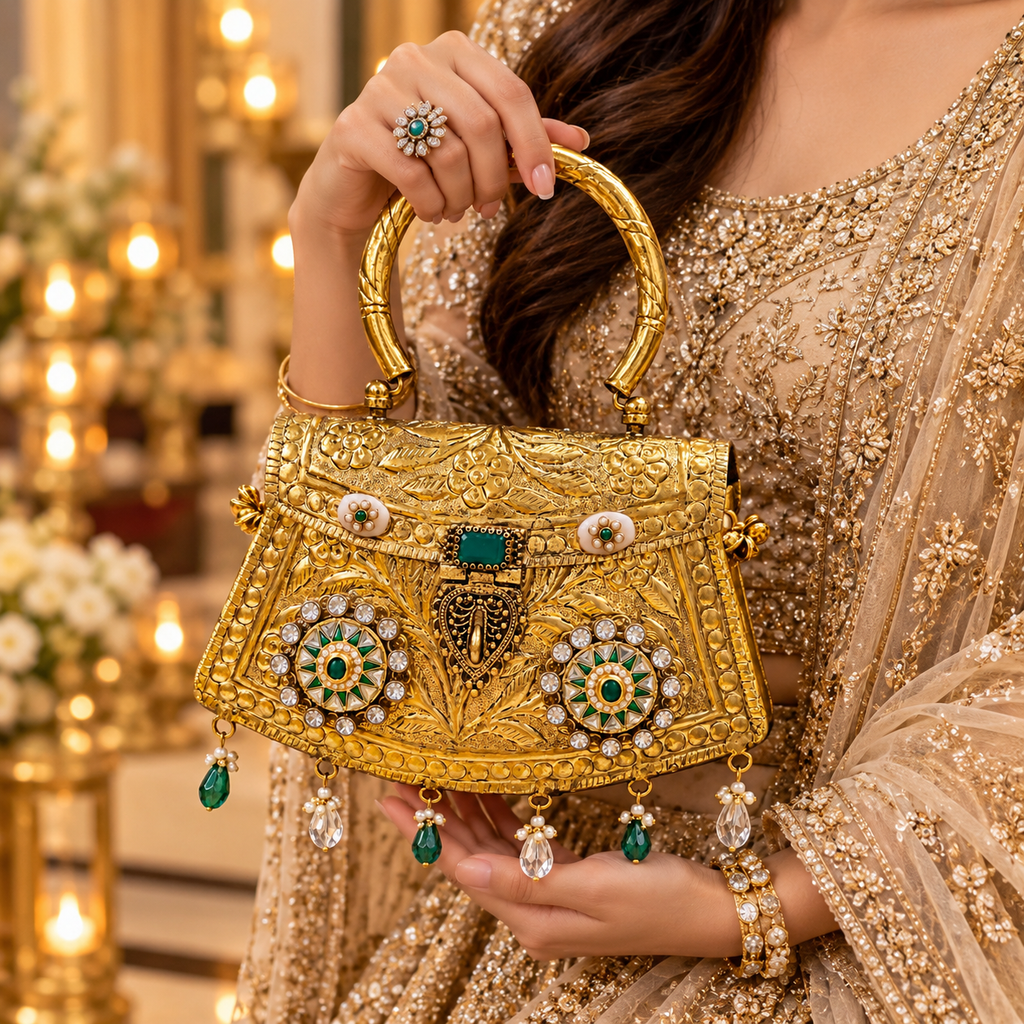 Emerald Heritage Royale Handbag