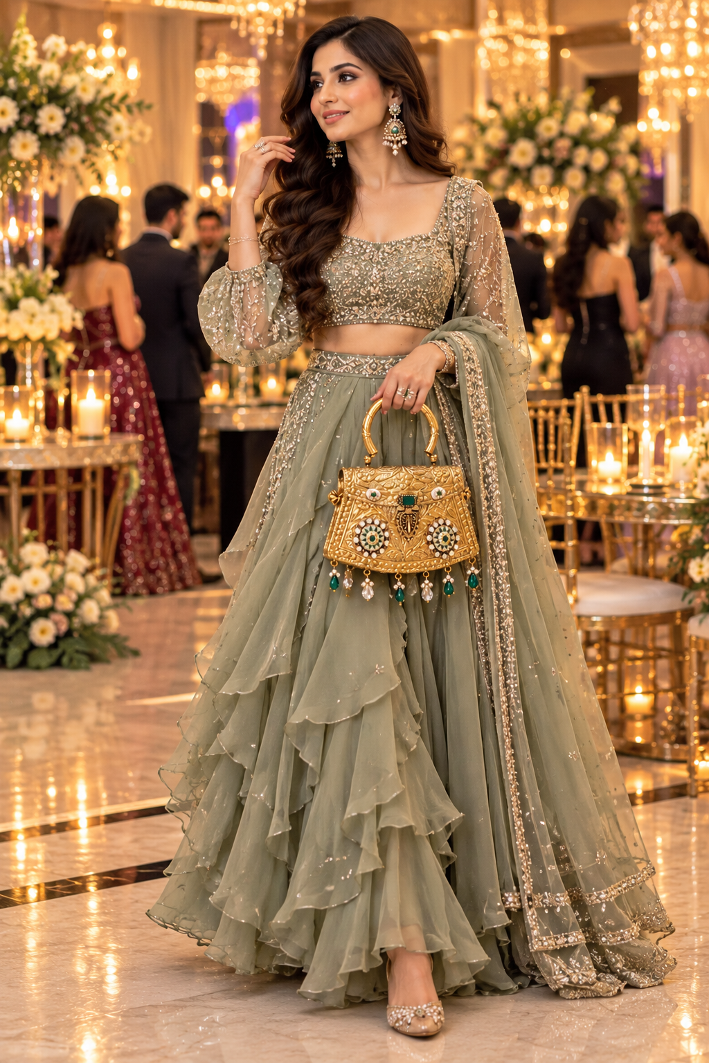 Emerald Heritage Royale Handbag