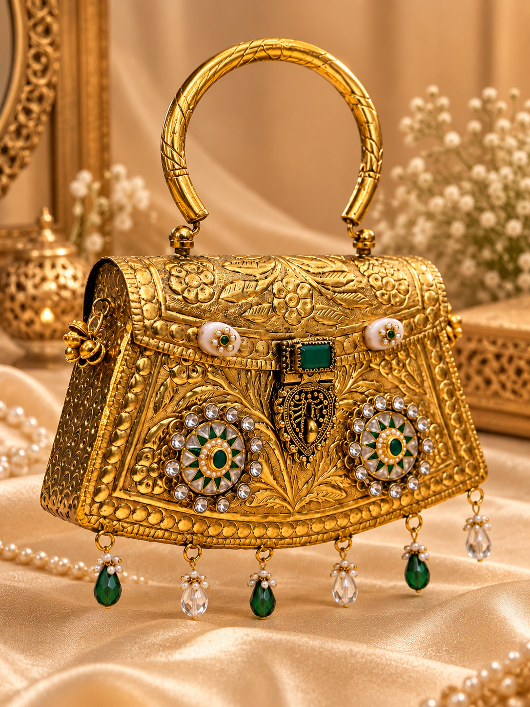 Emerald Heritage Royale Handbag