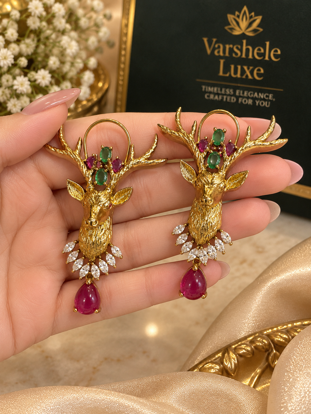 Royal Stag Elegance Necklace Set