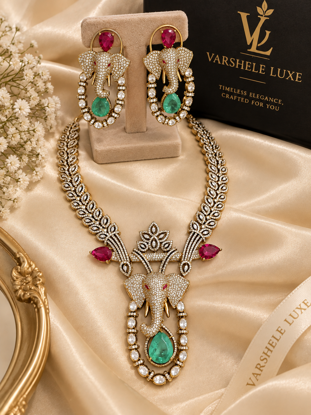Imperial Gajraj Necklace Set
