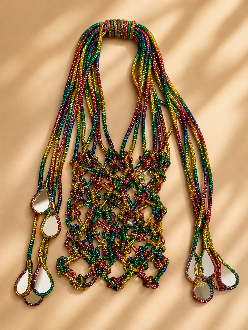 Multicolour luxury mobile sling bag