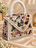 Pearl Mirage Crystal Clutch