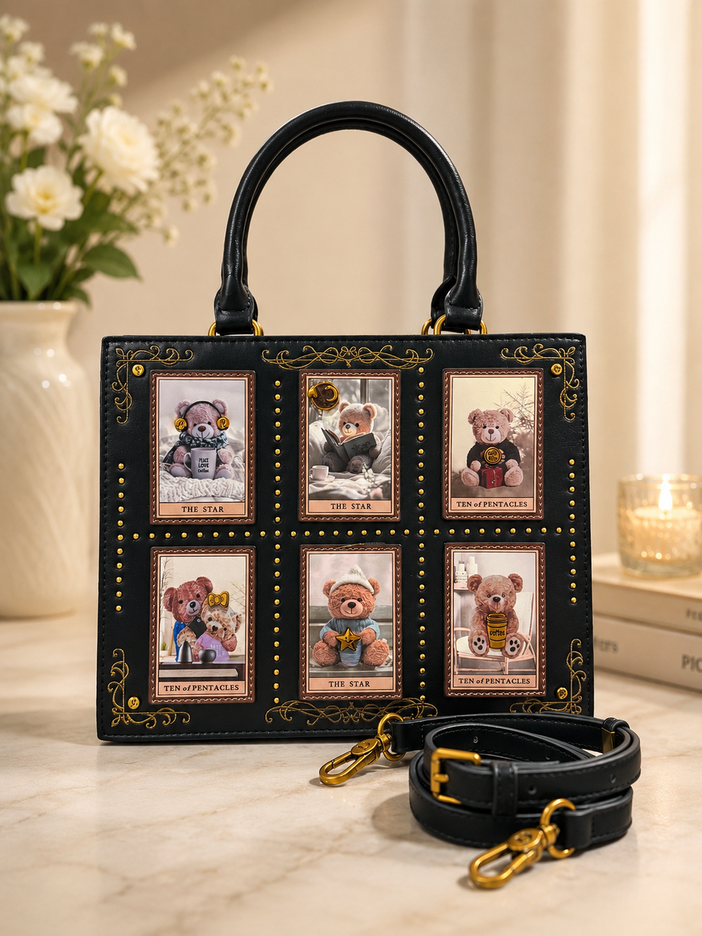Teddy Tarot Tote Bag