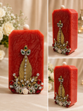 Ruby Royale Statement Clutch