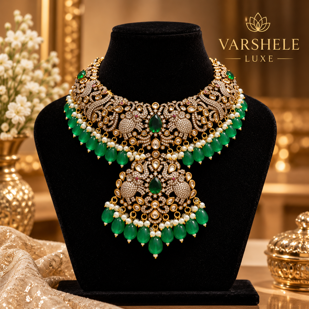 Emerald Royale Heritage Necklace Set