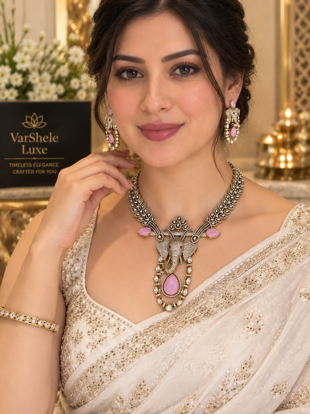Rajsi Gajraaj Necklace Set