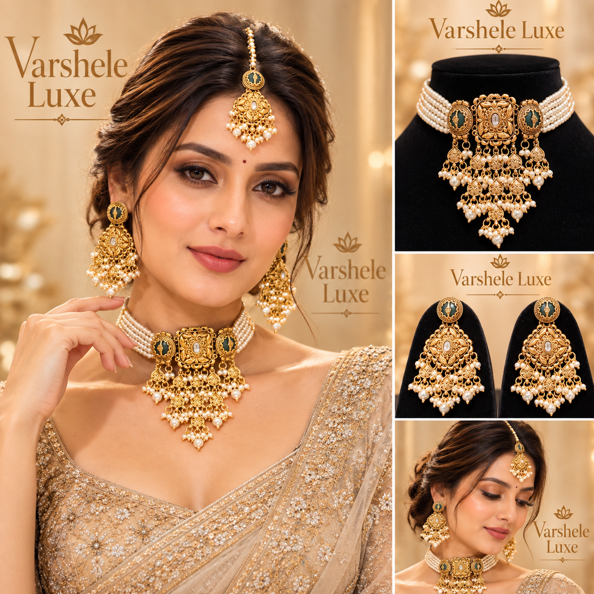 Regal Pearl Heritage Choker Set