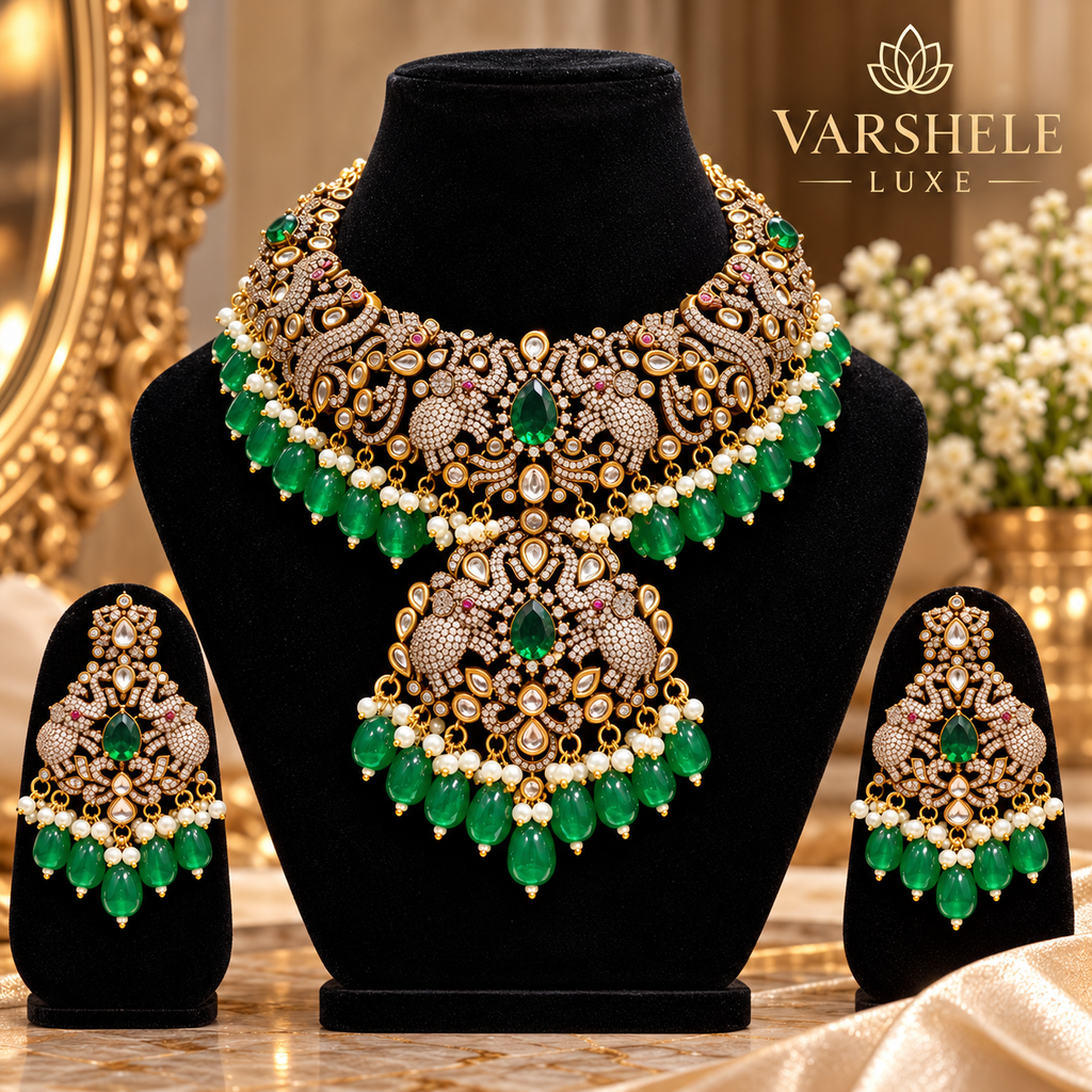 Emerald Royale Heritage Necklace Set