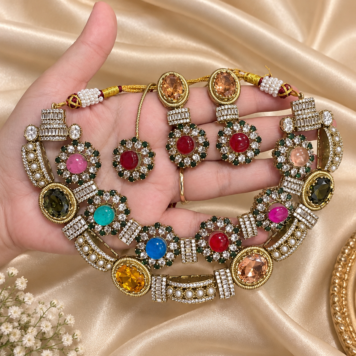 Rajsi Rang Mahal Necklace Set
