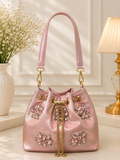 Fuchsia Blossom Bucket Bag
