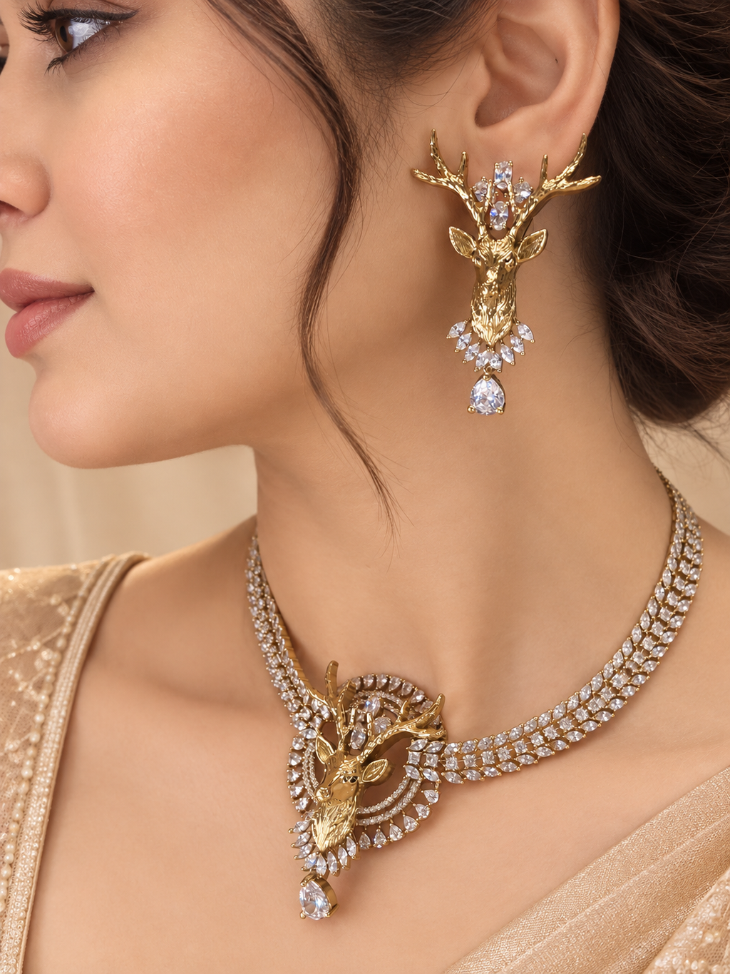 Enchanted Stag Royale Necklace Set
