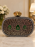 Emerald Royale Crystal Clutch