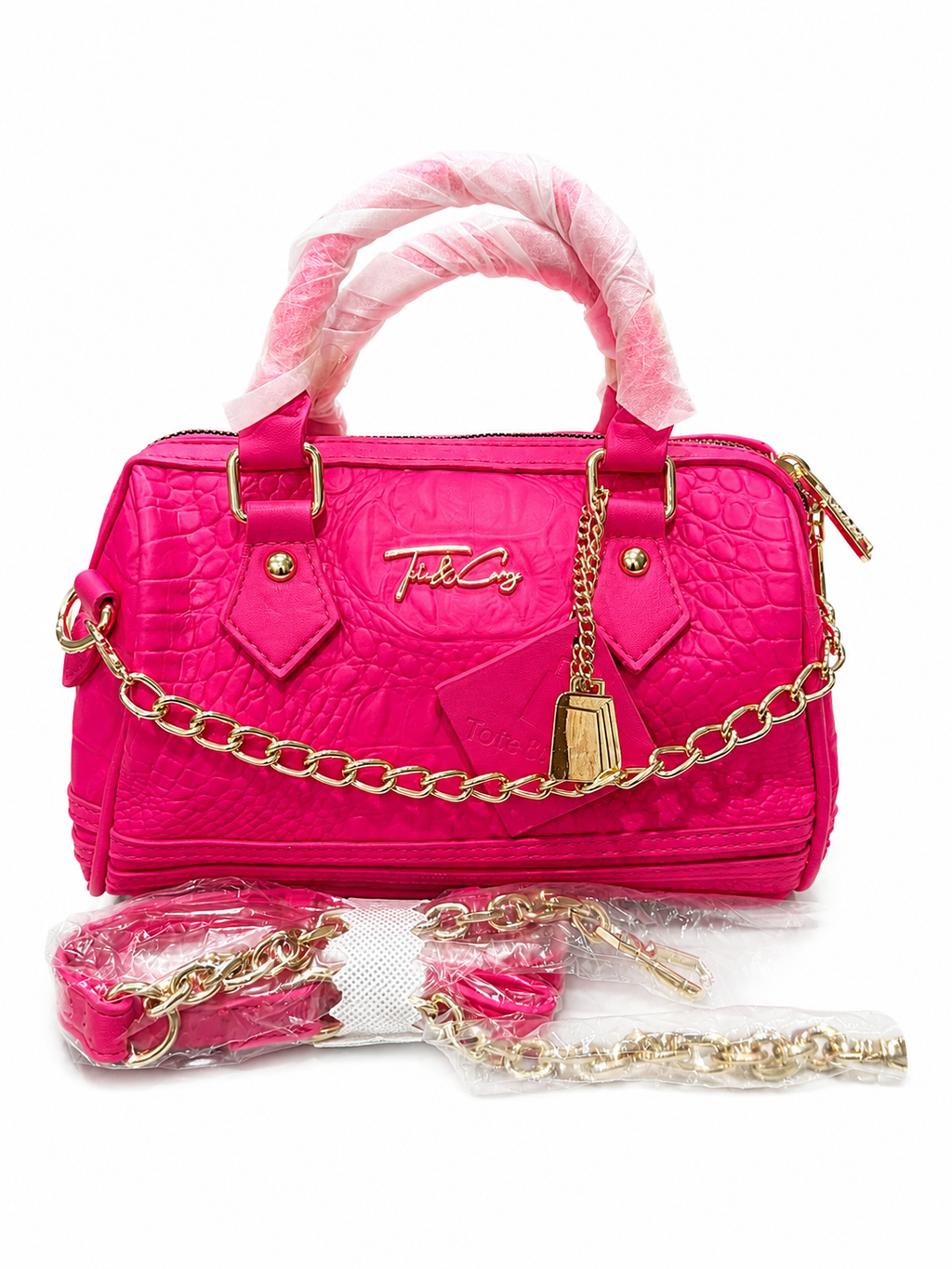 Hot pink luxury bag