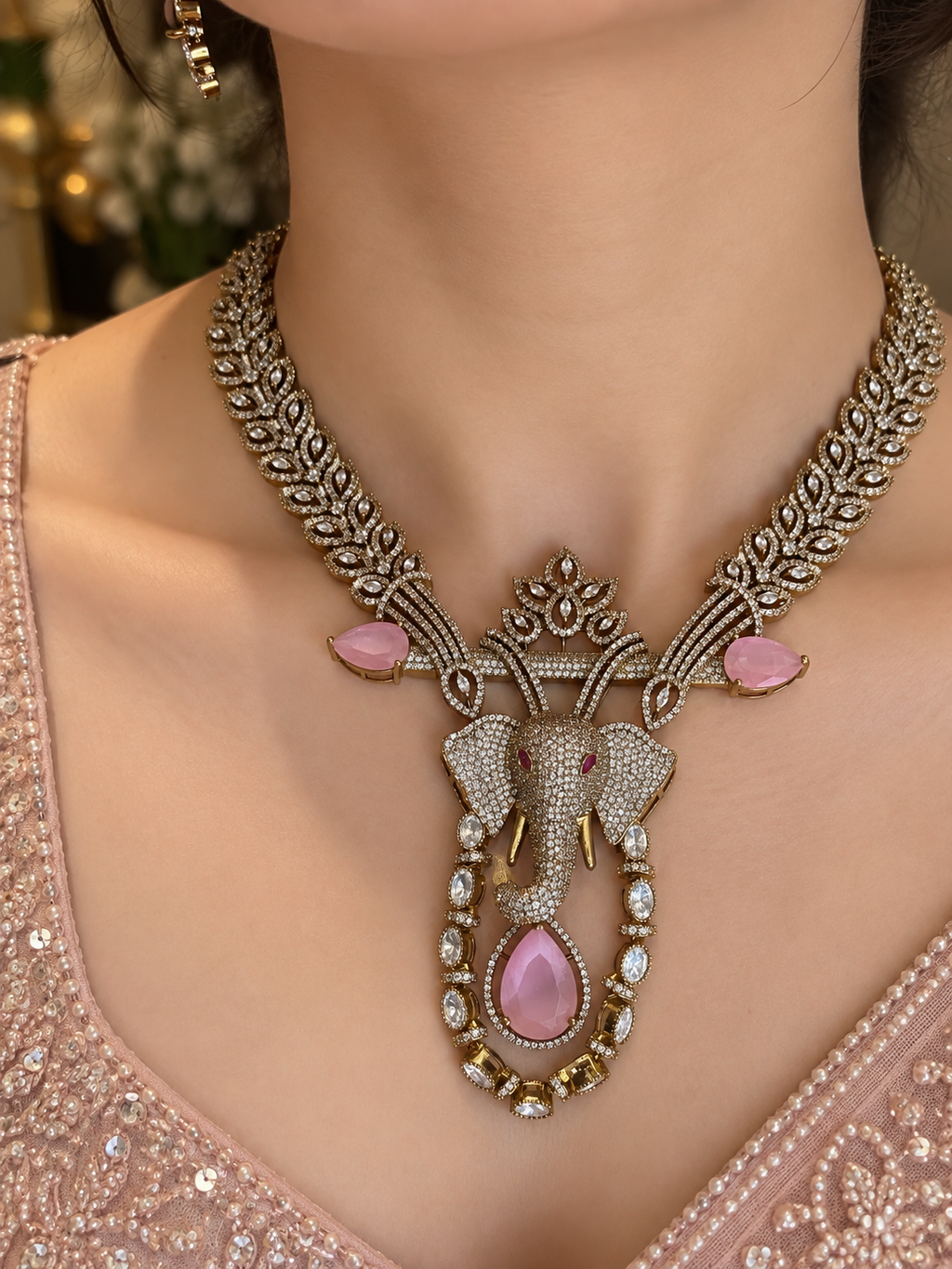 Rajsi Gajraaj Necklace Set