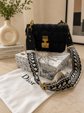 Dior black sling bag