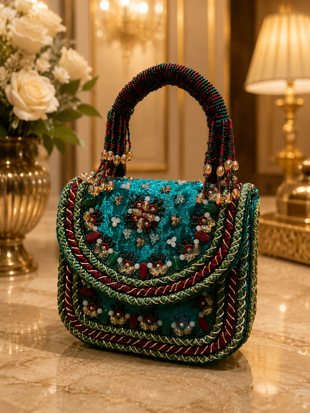 Emerald Royale mini tote/ Handbag