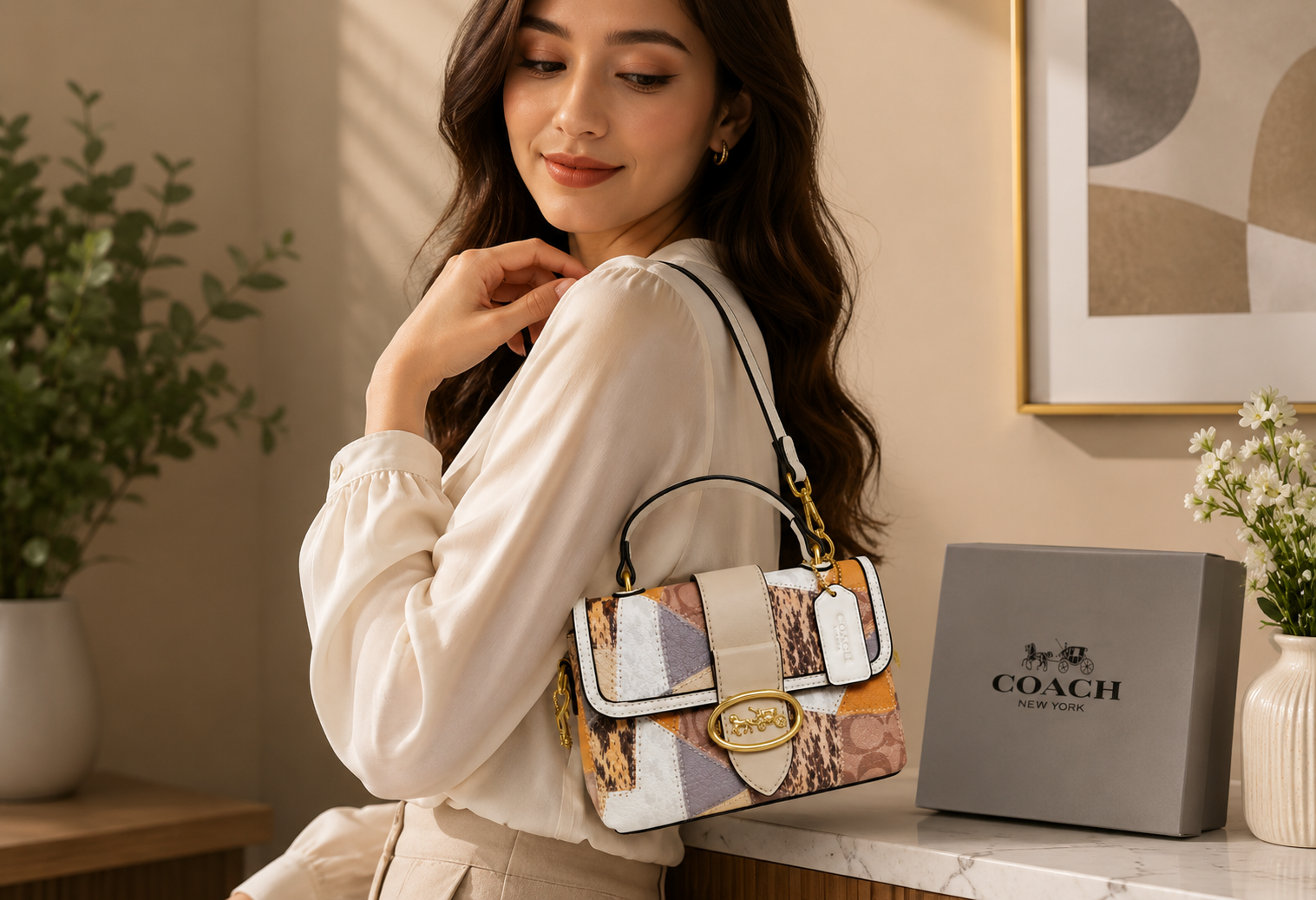 Coach new york bag