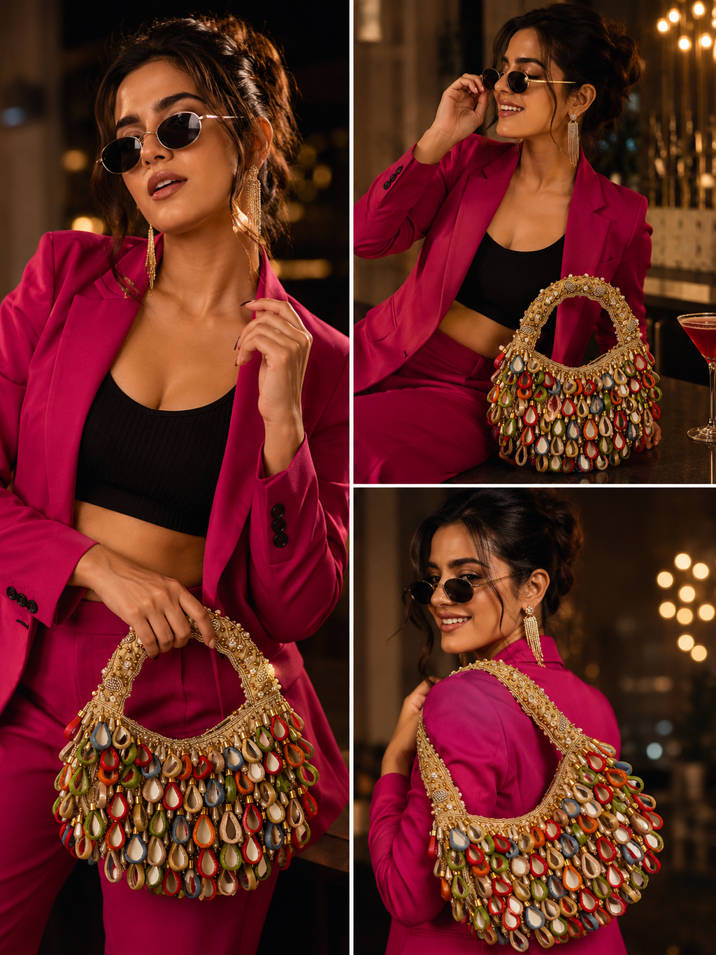 Mirror Charm Handbag