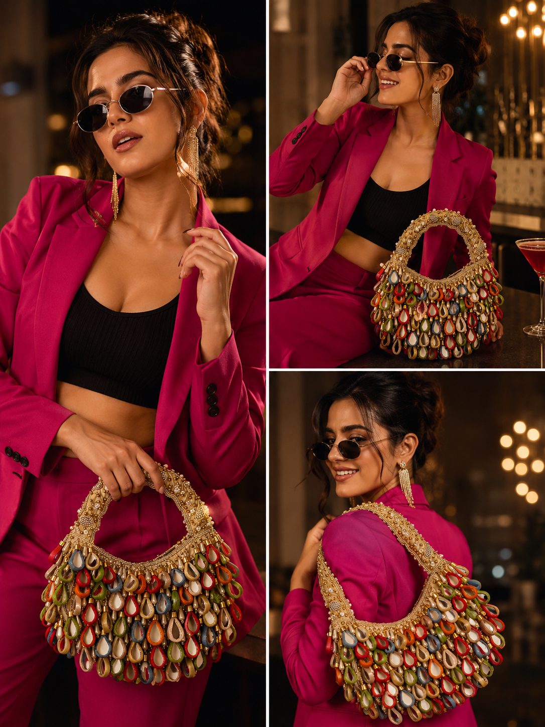 Mirror Charm Handbag