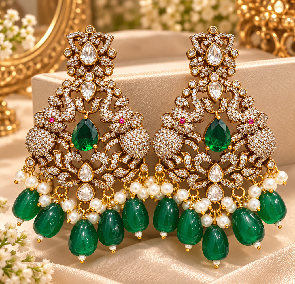 Emerald Royale Heritage Necklace Set