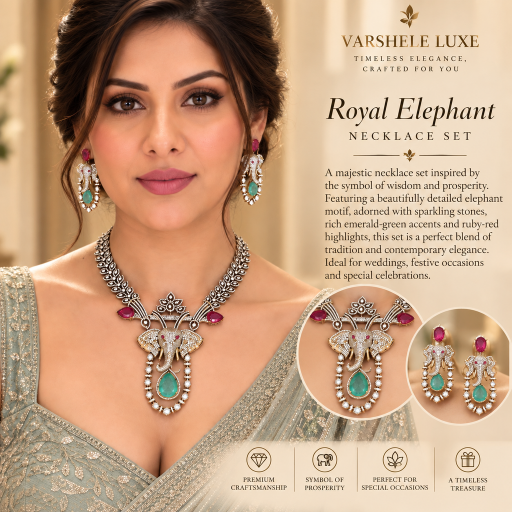 Imperial Gajraj Necklace Set