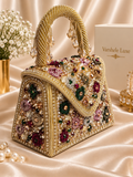Royal Bloom Beaded Handbag