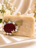 Ivory Empress Clutch