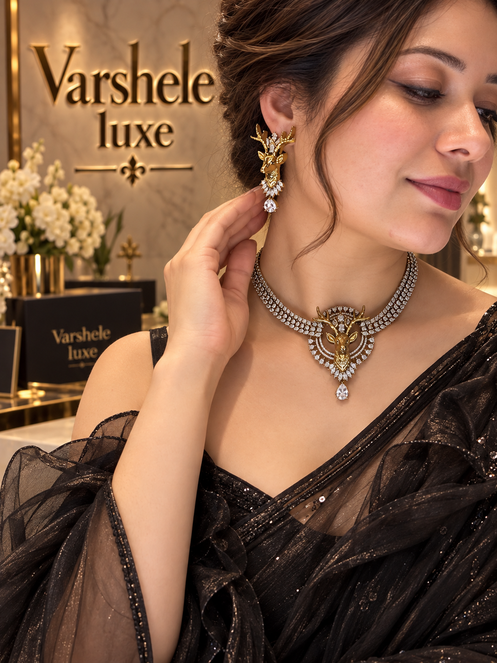 Enchanted Stag Royale Necklace Set