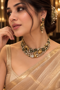 Royal Emerald Heritage Necklace Set