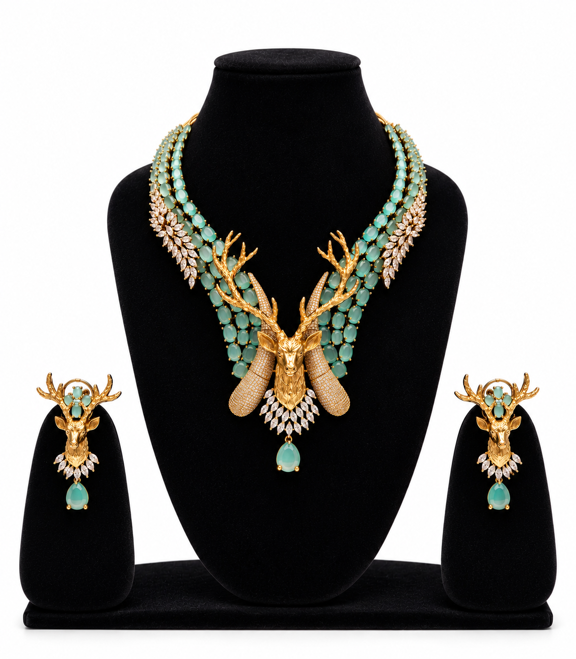 Royal Stag Mint Elegance Necklace Set
