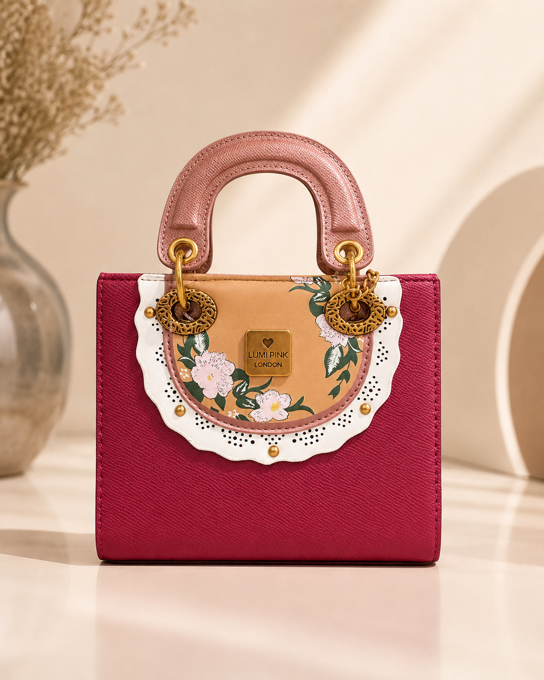 Lumi pink London bag
