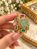 Royal Aura Statement Party Ring