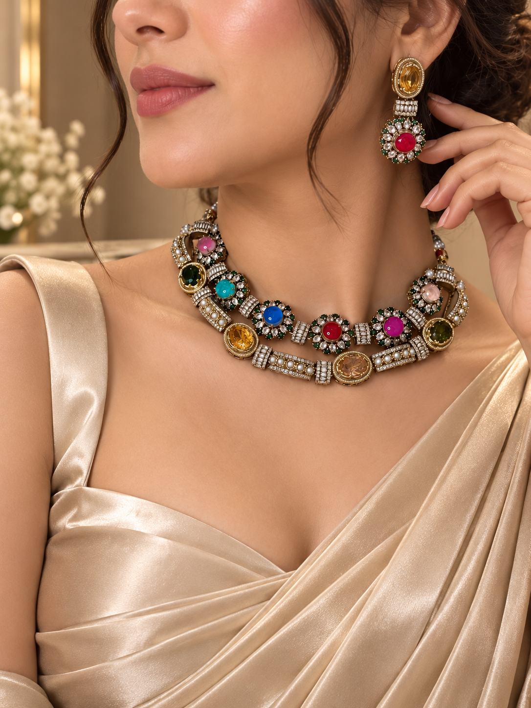 Rajsi Rang Mahal Necklace Set
