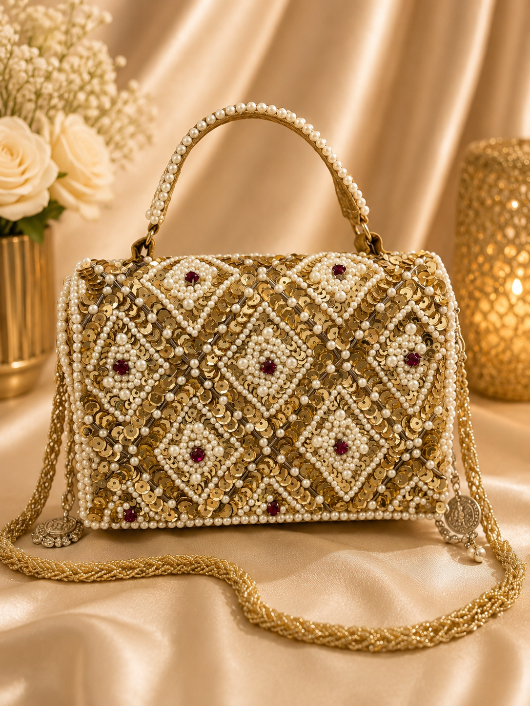 Royal Heritage Pearl party bag