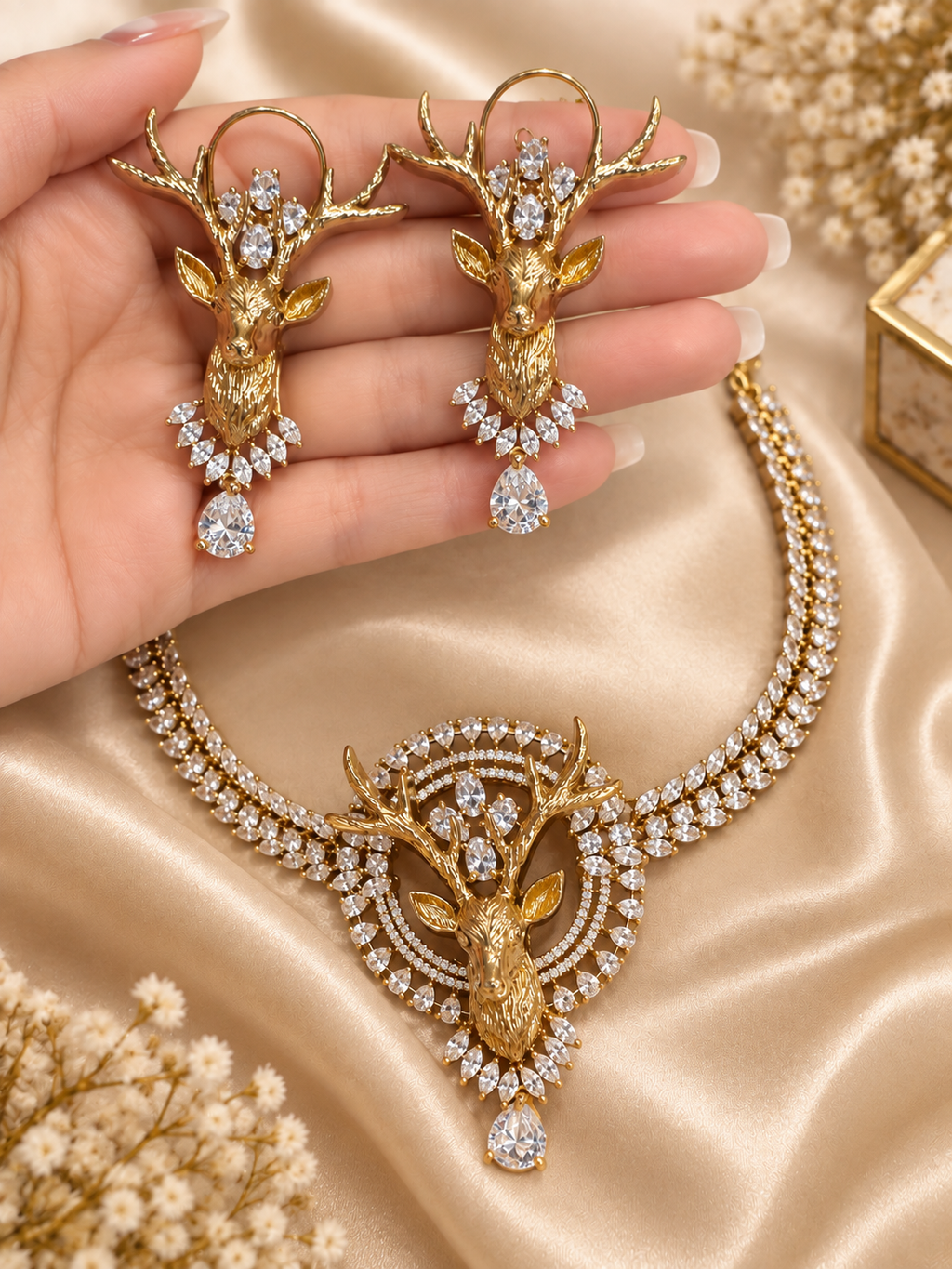 Enchanted Stag Royale Necklace Set