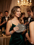 Pearl luxury sliver clutch