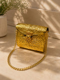 Gold metal clutch