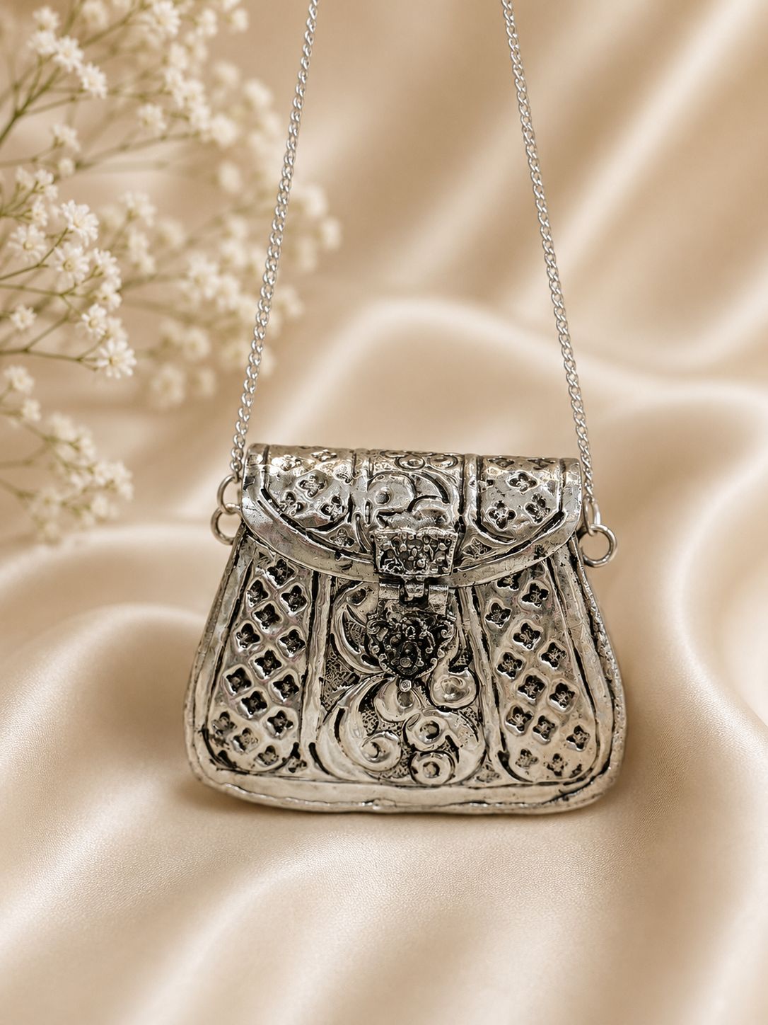 Silver Clutch