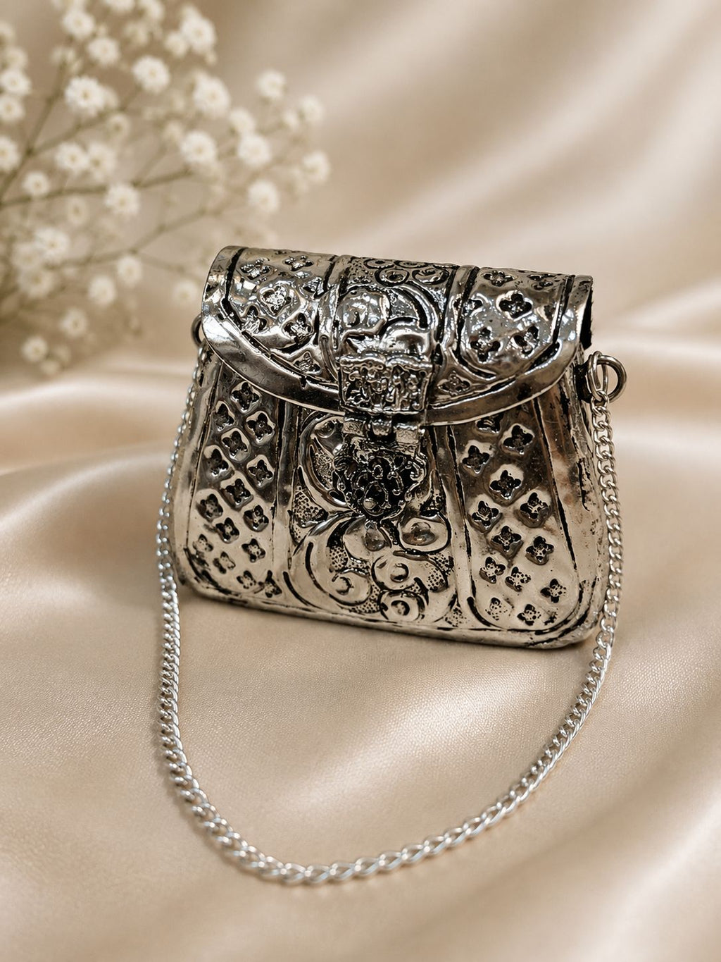 Silver Clutch