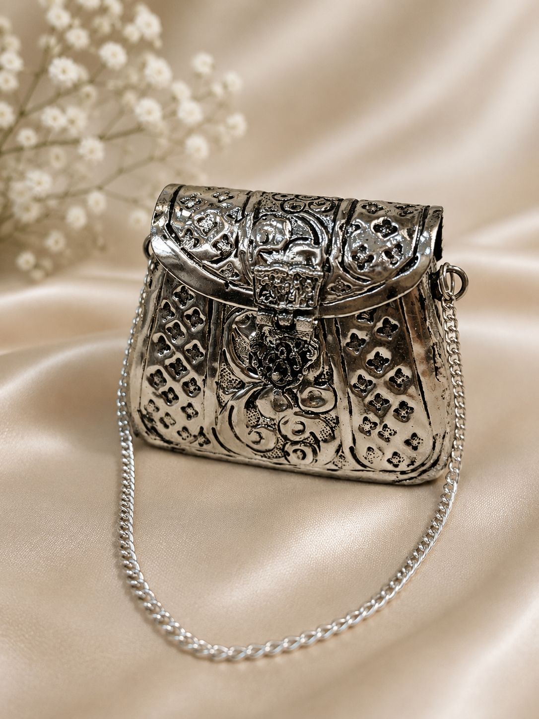 Silver Clutch