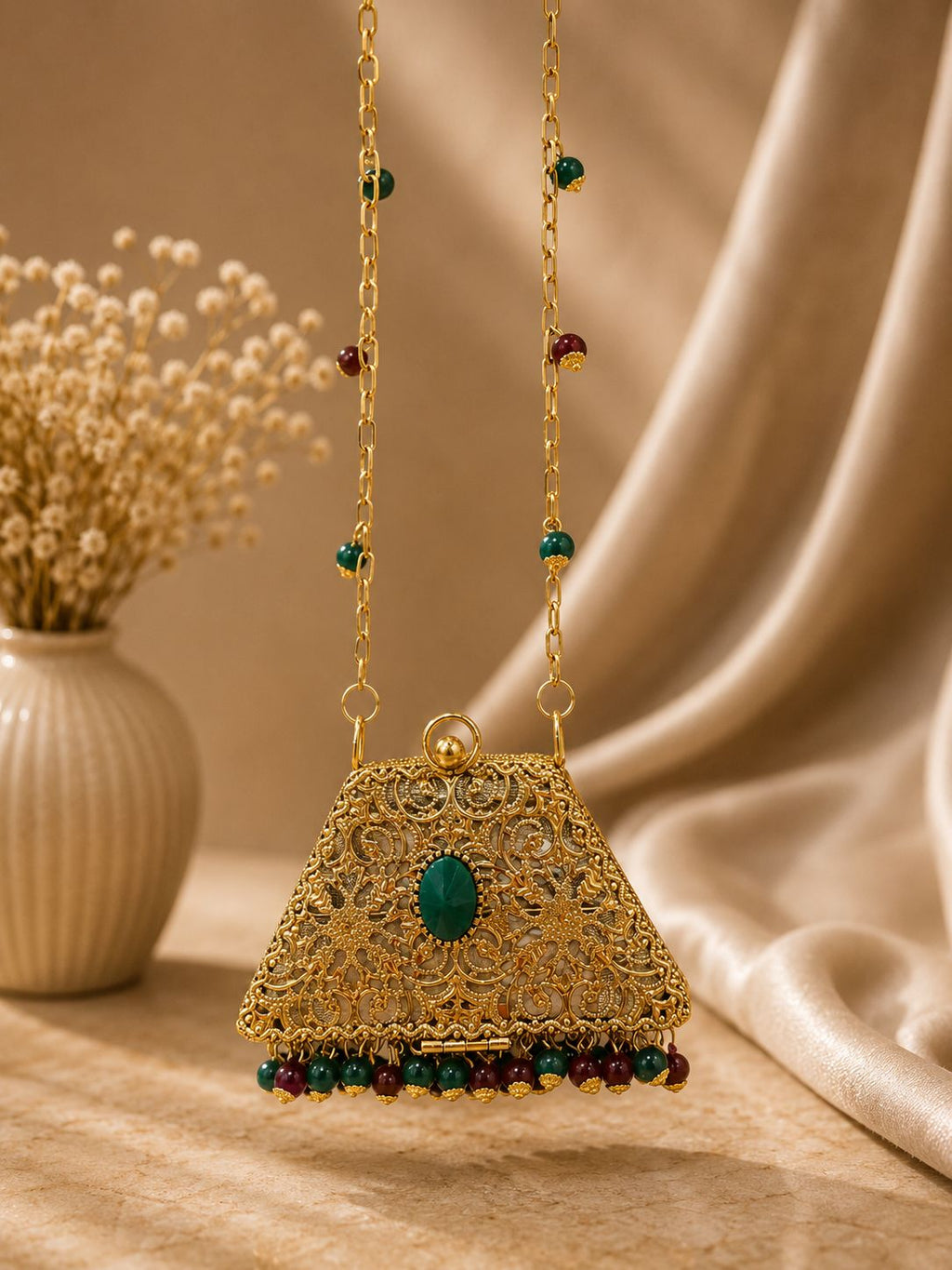 Gold Clutch Bag