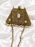 Gold metal clutch