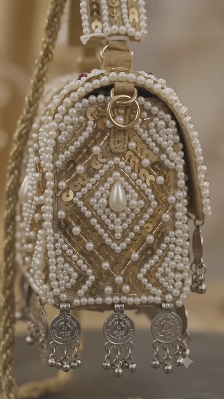 Royal Heritage Pearl party bag